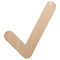 Check Mark Symbol Unfinished Craft Wood Holiday Christmas Tree DIY Pre-Drilled Ornament